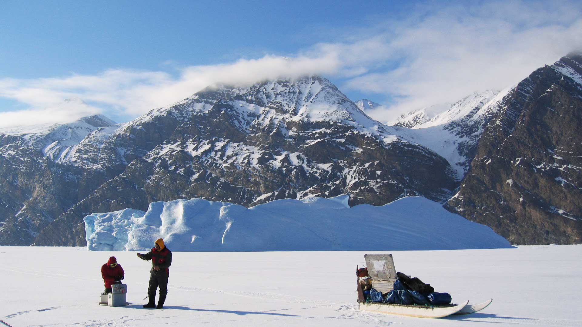 Research in the Arctic.